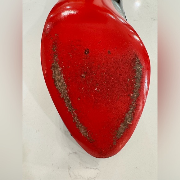 Christian Louboutin Milady Black Patent Leather Heels Size 40/ 8.5 US - Picture 13 of 14